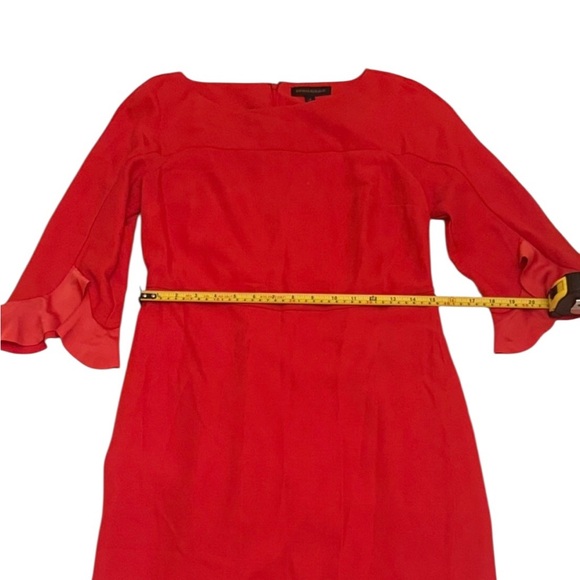 Elegant Banana Republic Red Dress Size 4 - Picture 13 of 16
